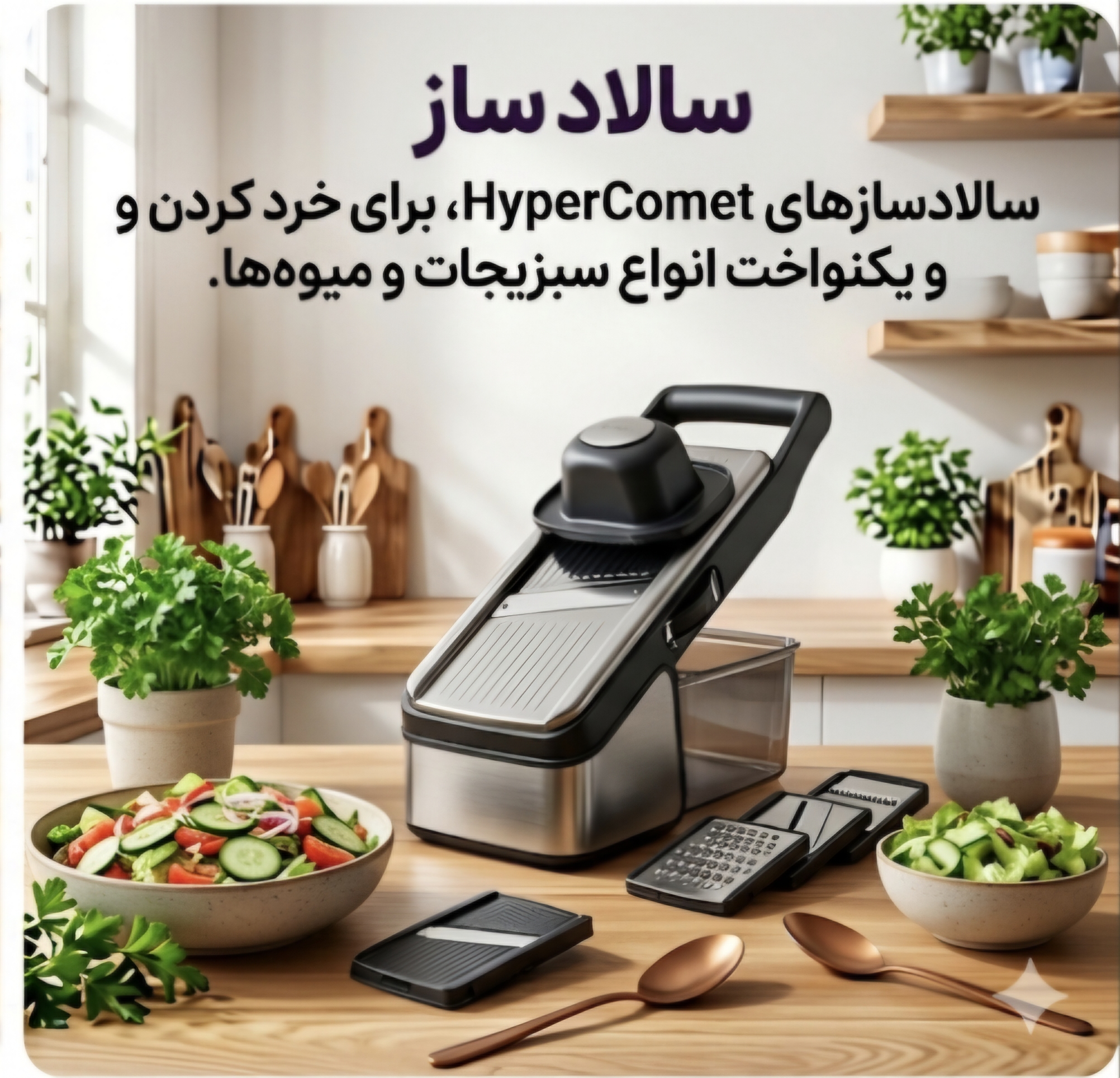 رنده برقی یا سالاد ساز