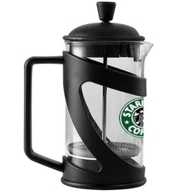 فرنچ پرس برند STAR BUCKS شیشه اعلا رنگ مشکی